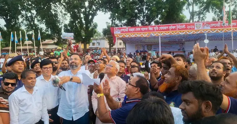 খালেদা জিয়া স্মৃতি গোল্ড কাপ ফুটবল টুর্নামেন্ট উদ্বোধন অনুষ্ঠান